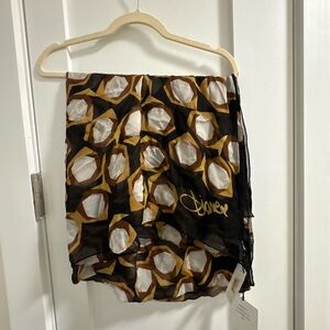Diane Von Furstenberg Multicolor Geometric Scarf